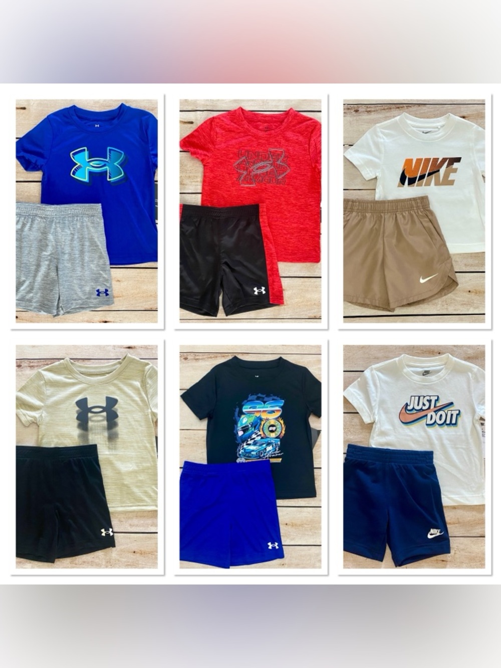 Nike Kids T-Shirt and Short Sets Pick 4 NWT Size 3T Spring Summer